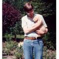honden foto Mijn man goh wat waren we nog jong, met onze eerste pup.