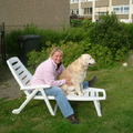 honden foto Onze dochter Nathalie met Raïsa 17 mei 2011.