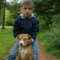 honden foto Me Zoontje en Gaby